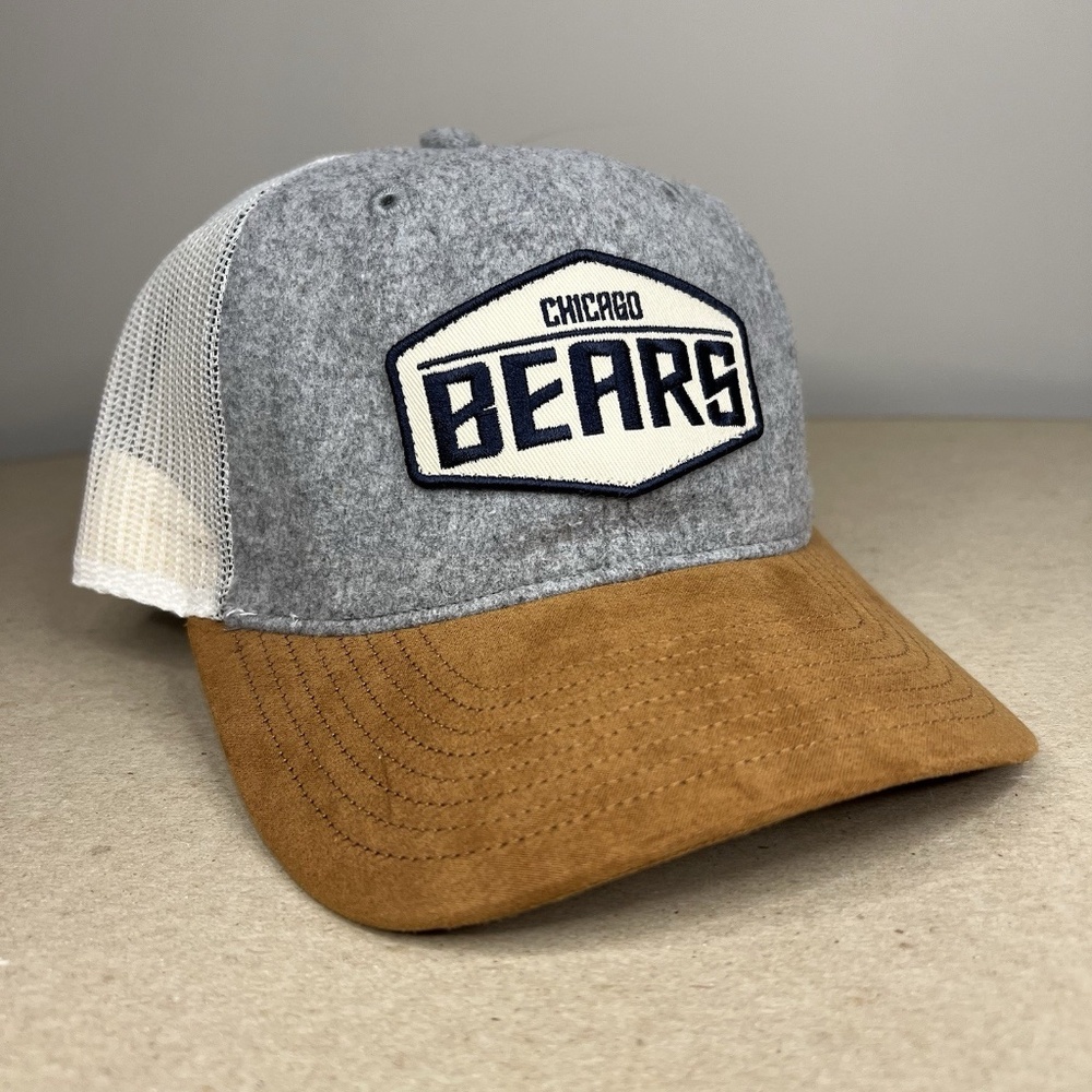 '47 Brand Chicago Bears Grey Hempstead Captain Adjustable Snapback Hat OSFM